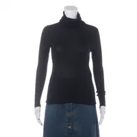 シャネル ココマーク 00A カシミヤ×シルク タートルネックニット 38