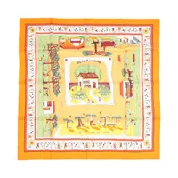 【新品未使用】HERMES カレ90 RETOUR ALATERRE故郷に帰る HERMES】エルメス『カレ90 故郷に帰る RETOUR A LA TERRE』レディース