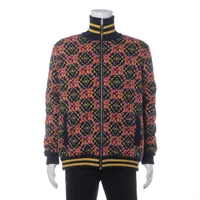 グッチ　GGロゴマルチカラージャケット GUCCI/グッチ】よりマルチロゴアイコン総柄ジップジャケットが買取入荷
