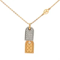 ヴィトン M00599 コリエ プレシャス ナノグラム LE1201 ネックレス GP