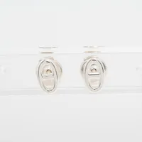 エルメス イスム ピアス(両耳用) バッファローホーン ブラック