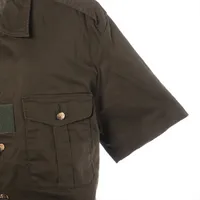 セリーヌ CELINE ミリタリーシャツ トリオンフ 2C580106K S／Sシャツ セリーヌ トリオンフ コットン シャツ 34 レディース カーキ 2C580106K