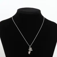Justin Davis Necklace 925 7.8g LAFITTE SKULL YZ079497｜Pre-owned