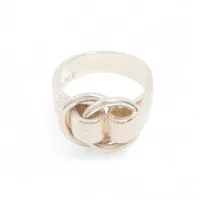 Hermès Deux Anneaux Ring 925 7.3g Silver A4439377｜Pre-owned brand