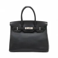 エルメス バーキン30 ルトゥルネ ヴォーエプソン ブラック シルバー金具 X:2016年