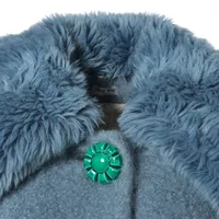 Miu Miu 17 years Mohair x nylon x wool coats 42 Ladies' Blue