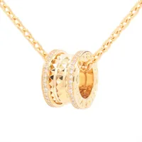 ブルガリ トンドクロス ネックレストップ 750(YG)×SS 24.4g A2098922