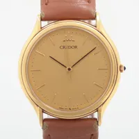 ジャンク★IWC　手巻き　ムーブメント付文字盤 IWC アンティーク YG 手巻き シャンパン文字盤 Cal.412 HX047137｜中古