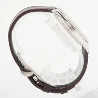 ロレックス 1908 52506 レザーブレスレット アイスブルー アラビア+