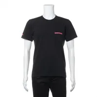 クロムハーツ Tシャツ コットン サイズXL ブラック スクロールラベル