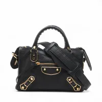 バレンシアガ  ペーパー A5 トートバッグ ハンドバッグ 黒 BALENCIAGA（バレンシアガ） トート バッグ BALENCIAGA 357330 DLQ0N