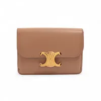 セリーヌ トリオンフキャンバス ラージウォレット PVC×レザー 長財布