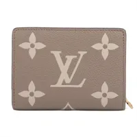 ルイ ヴィトン LOUIS VUITTON ポルトフォイユ･リサ 二つ折り財布 モノグラム アンプラント レザー M12536 ガンメタル 【中古】Sランク ルイヴィトン 二つ折り財布 モノグラム アンプラント ポルトフォイユ