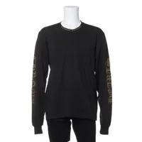 クロムハーツ ホースシュー ロングTシャツ コットン サイズM ブラック
