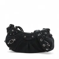 ■新同■　バレンシアガ ルカゴール ショルダー バッグ レザー ブラック 742015 【398254】7 BALENCIAGA - □新同□ バレンシアガ ルカゴール ショルダー バッグ