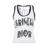 美品　DIOR クリスチャンディオール　タンクトップ　キャミソール　ロゴ クリスチャンディオール タンクトップ/キャミソール｜中古ブランド品