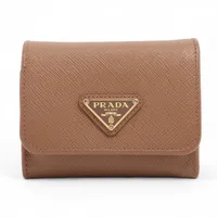 【美品/付属品完備】 プラダ / ヴィッテログレインコンパクトウォレット PRADA - PRADA プラダ VITELLO MICRO GRAIN ヴィッテロ マイクロ