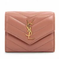 YSL サンローラン/アップダウンコンパクトウォレット/ベージュ/582296/102*/ABランク/04【中古】 SAINT LAURENT PARIS】サンローランパリ『アップタウン コンパクト