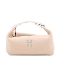 エルメス ブリッド ア ブラックPM キャンバス ベージュ シルバー金具