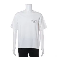 ミュウミュウ 23年 コットン Tシャツ S レディース ホワイト MJT689
