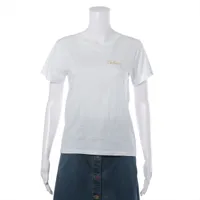 セリーヌ エディ期 コットン Tシャツ M レディース ホワイト 2X761671Q