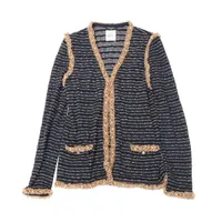 シャネル CHANEL パール装飾ノースリーブカーディガン P50864 ゴールド ポリエステル レディース カーディガン コーデが楽しめる♪】CHANEL ココネージュ カーディガン (CHANEL