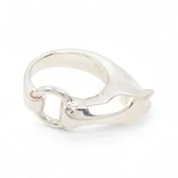 エルメス ギャロップ シルバー リング 51 エルメス ギャロップ リング 55 925 15.1g シルバー A3448839｜中古