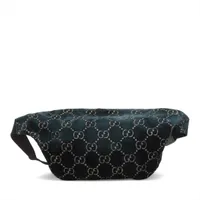 GUCCI グッチ GGベルベット ボディバッグ グリーン 574968 グッチ GGベルベット ベルベット×レザー ボディバッグ グリーン 574968