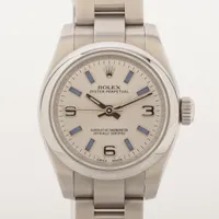 ロレックス オイスターパーペチュアル26 176200 SS SS AT シルバー文字盤 あまりごま2