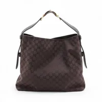 エルメス サックアーネPM キャンバスxレザー ネイビー シルバー金具
