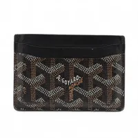 ■中古■　ゴヤール カード ケース パス 定期入れ ピンク 【25310】 GOYARD - □中古□ ゴヤール カード ケース パス 定期入れ ピンク