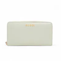 グッチ GGマーモント 456116 レザー 財布 ピンクベージュ A2688469