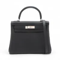エルメス ケリー28 ルトゥルネ トゴ ブラック シルバー金具 K:2025年