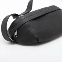 グッチ GGスプリーム レザー×PVC ボディバッグ ブラック 768111