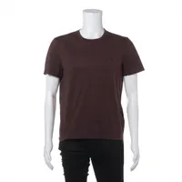 フェンディ ズッカ コットン Tシャツ L メンズ ブラウン FY0936