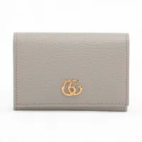 グッチ GGマーモント ダブルGミディアムウォレット 598587 レザー 財布