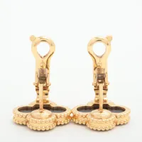 ヴァンクリーフ&アーペル ヴィンテージアルハンブラ オニキス ピアス