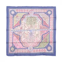 HERMES エルメス スカーフ カレ90 王宮の扉 ピンク