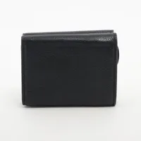 ディオール サドル レザー コンパクトウォレット ブラック A4496317