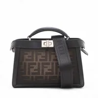 ⭐️美品⭐️ フェンディ セレリア ピーカブー レザー ビジネスバッグ FENDI（フェンディ） セレリア モンスター ピーカブー アイコニック
