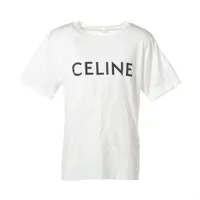 セリーヌ コットン Tシャツ XL メンズ ホワイト 2X50C671Q スタッズ