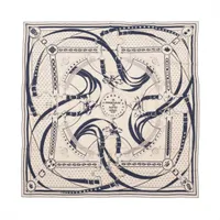 エルメス カレジェアン Les Cles Bandana 鍵 スカーフ カシミヤ×シルク