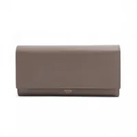 ◇セリーヌ◇レザー/ラージフラップ/長財布/ブランド/ウォレット セリーヌ ラージフラップウォレット レザー 長財布 レッド ZZ017154