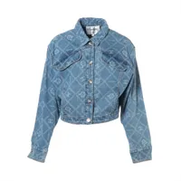シャネル ココマーク 23AW コットン デニムジャケット 36 レディース