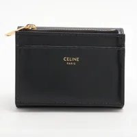 セリーヌ トリオンフ スモールフラップウォレット レザー コンパクト