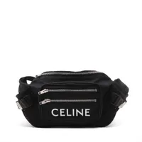 美品 CELINE セリーヌ トレッキング ベルトバッグ ボディバッグ セリーヌ トレッキング ベルトバッグ ナイロン×レザー ボディバッグ