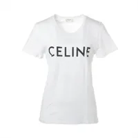 セリーヌ エディ期 コットン Tシャツ 2X97A671Q セリーヌ エディ期 コットン Tシャツ M レディース ホワイト 2X761671Q