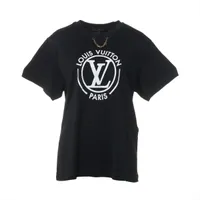 シャネル ココマーク コットン Tシャツ 38/40 レディース ブラック
