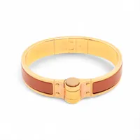 シャネル ココマーク ロゴ 00T ブレスレット メタル オレンジ×シルバー