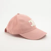 セリーヌ 2AUT6969P トリオンフ キャップ S コットン ピンク A4508723